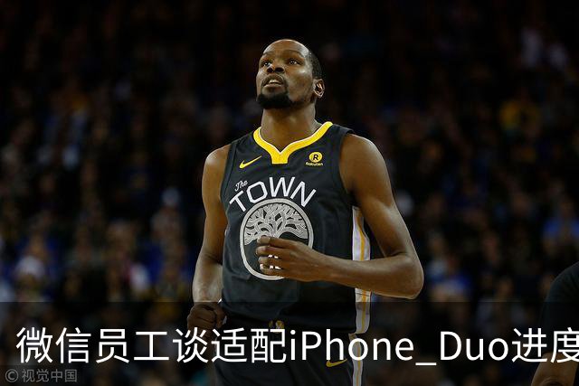 微信员工谈适配iPhone Duo进度：最新8.0.80版本已初步适配，体验还会继续优化