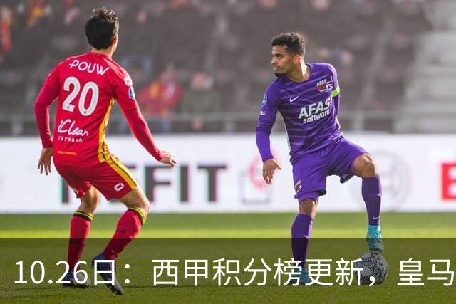 10.26日：西甲积分榜更新，皇马2比1绝杀，终结巴萨金身，前三仅差3分